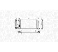 MAGNETI MARELLI Radiatore Raffreddamento motore OPEL VAUXHALL 1,0 1,2 1300173