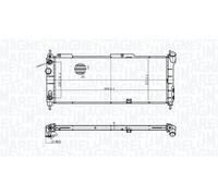 MAGNETI MARELLI Radiatore Raffreddamento motore OPEL VAUXHALL 1,4 1,6 1300152