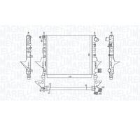 MAGNETI MARELLI Radiatore Raffreddamento motore RENAULT 1,1 7701042436