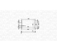 MAGNETI MARELLI Radiatore Raffreddamento motore RENAULT 1,6 2,0 7700425842