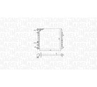 MAGNETI MARELLI Radiatore Raffreddamento motore SKODA VW SEAT 1,4 1,2 5Z0121253