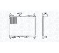 MAGNETI MARELLI Radiatore Raffreddamento motore TOYOTA 1,0 1,3 164000J020