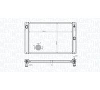 MAGNETI MARELLI Radiatore Raffreddamento motore TOYOTA 1,4 16400-0N060