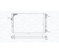 MAGNETI MARELLI Radiatore Raffreddamento motore VW 1,8 2,0 1H0121253BA