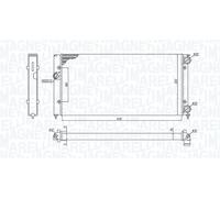 MAGNETI MARELLI Radiatore Raffreddamento motore VW SEAT 1,8 2,0 1H0121253D