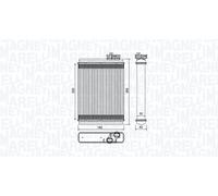 MAGNETI MARELLI Scambiatore calore Riscaldamento abitacolo AUDI 2,0 3,0