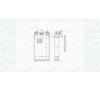 MAGNETI MARELLI Scambiatore calore Riscaldamento abitacolo AUDI SEAT 2,0 1,8