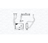 MAGNETI MARELLI Scambiatore calore Riscaldamento abitacolo FORD MAZDA 1,4 1,6