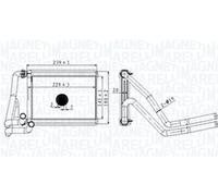 MAGNETI MARELLI Scambiatore calore Riscaldamento abitacolo HYUNDAI KIA 2,0 1,6