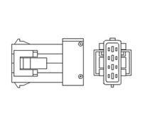 MAGNETI MARELLI Sonda Controllo Lambda Adatto A per Citroën C3 I 1.1i 1.4