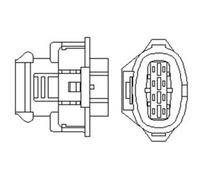 MAGNETI MARELLI Sonda Controllo Lambda Adatto A per Opel Corsa D 1.2 1.0 1.4