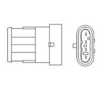 MAGNETI MARELLI Sonda Controllo Lambda per Fiat Seicento / 600 1.1 1.4 12V