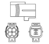 MAGNETI MARELLI Sonda Controllo Lambda per Suzuki Swift IV 1.2 Alto 1.0 Opel