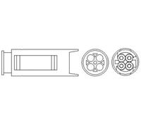 MAGNETI MARELLI Sonda lambda BMW LAND ROVER 2,5 3,0 11781433940