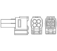 MAGNETI MARELLI Sonda lambda per SUZUKI FIAT SUBARU 1,6 1,3 1821362J00