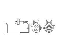 MAGNETI MARELLI Sonda Lambda Regolatrice Per Ford Focus Turnier 1.6 16V 1.4 2.3