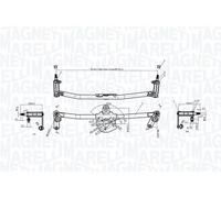 MAGNETI MARELLI Tiranteria tergicristallo VW SKODA SEAT 1,9 1,8 1J1955603B