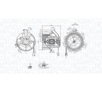 MAGNETI MARELLI Ventilatore abitacolo 069412290010