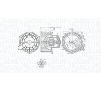MAGNETI MARELLI Ventilatore abitacolo 069412367010
