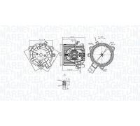 MAGNETI MARELLI Ventilatore abitacolo 069412381010