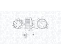MAGNETI MARELLI Ventilatore abitacolo CITROËN PEUGEOT 1,4 1,6 6441Q6 6441R0