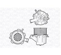 MAGNETI MARELLI Ventilatore abitacolo SMART 1,0 0,8 A4518300108 A4518301600