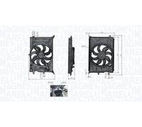 MAGNETI MARELLI Ventola, Raffreddamento motore diametro 400 mm 069422777010