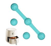 Magneti per friggitrice ad aria e carta oleata | Attacco in silicone per stuoie cottura | Protegge contro ustioni per libri ricette frigorifero porte tavolo armadio cucina