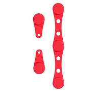 Magneti per friggitrice ad aria - Stop ai rischi di bruciatura della carta pergamena, resistenti al calore, nero, profilo sottile 10,2 x 1,4 cm, 15 g, ultra leggero, rivestimento in silicone senza BPA