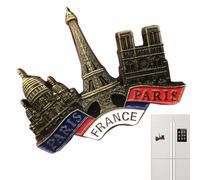 Magneti per Frigo | Magnete Frigo 3D Resina Cattedrale Notre-Dame de Parigi,Accessori Magnetici Cucina Decorazione Casa Porta Parete Lavagna Bianca Festa Compleanno Natale Amanti d'arte