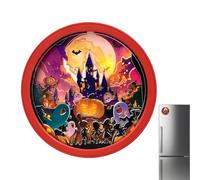 Magneti per Frigo - Magneti per Frigorifero di Halloween - Adesivi Decorativi Festivi per Ricordi per Agende Cucina Festival Organizzazione della Casa Liste della Spesa e Feste