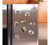 Magneti per frigo personalizzati, aggiungi la tua foto/logo/testo adatti costume adesivi Magnet per frigoriferi, forni a microonde, lavatrici, armadietti, armadietti per uffici (9 modelli)