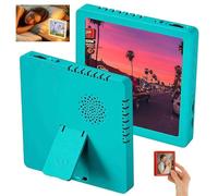 Magneti per frigorifero con foto, cornice digitale con supporto, cornice per foto digitale con supporto, altoparlante Bluetooth wireless, supporta la funzione di registrazione, può inserire una scheda