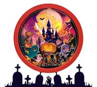 Magneti Per Frigorifero | Magnete Vintage Halloween Da Garage | Adesivi Decorativi Festivi per Ricordi per Agende Cucina Festival Organizzazione della Casa Liste della Spesa e Feste