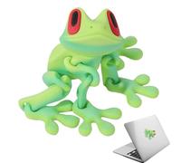 Magneti per Frigorifero - Rana Magnetica 3D Stampata,Decorazione Posabile Stampata 3D per Collezione Ufficio Aula Armadietto Festa
