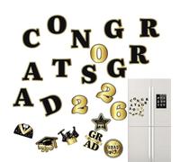 Magneti per Laurea,22 Pezzi di Decorazioni Magnetiche Forti e Riutilizzabili,Magneti per Frigo | per Nave Auto Crociera Classe Frigorifero Cassetta Postale Celebrazione