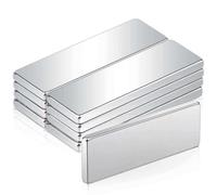 Magneti per lavagna bianca, 30 x 10 x 2 mm, forti magneti al neodimio, piccole strisce magnetiche in terre rare per artigianato, fai da te, miniatura, ufficio