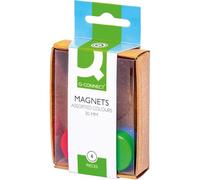 Magneti per lavagne bianche Q-Connect assortiti 30 mm conf. da 4 - KF02041