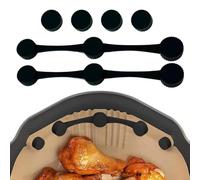 Magneti per l'aviazione nella scuola materna - Chiusura sicura in carta pergamena, strumento di fissaggio magnetico. Supporto per alimenti sicuro per friggitrice ad aria, morsetti versatili per