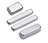 Magneti per smalto - 4 x utensili magnetici quadrati per unghie di gatto | Set di potenti magneti artistici a per design gel lucidante, Home Salon Acrilico, effetto magnetico accessorio