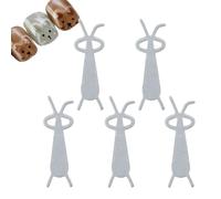 Magneti per unghie con occhi di gatto, 5 pezzi, motivo coniglio o cuore, occhi di gatto, strumento magnetico per extension per diversi effetti