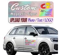 Magneti Personalizzati per Auto, con Il Testo e Il Logo desiderati,Magnete Perfetto per pubblicità Aziendale, Cover Company, Crea Il Tuo Logo Magnetico per Auto, fogli magnetici per auto stampano.