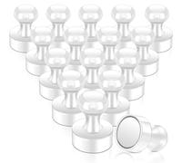 Magneti potenti, 16 pezzi, magneti al neodimio, extra forti, mini magneti per frigorifero, lavagnetta magnetica, calamite coniche, bacheca, piccolo magnete per lavagna bianca, ufficio