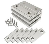 Magneti rettangolari da 6 pezzi 20 KG Kraft 40 x 13,5 x 5 mm con controparti e