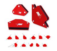 Magneti Saldatura 6pz Squadre Magnetiche Angolari 3 Misure Supporti Angolari Set