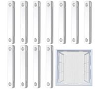 Magneti Schermo - Forti Clip Magnetiche Per Schermate Di Finestre E Porte | 12 Pezzi Facili Da Installare E Rimuovere | Resistente Alla Ruggine, Tiene Saldamente Schermi In Posizione | Ideale Per Ripa