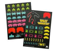 Magneti Space Invaders - 80 magneti decorativi retrò per il frigorifero, l'ufficio o la lavagna magnetica - Accessori anni '80 - Un must per i nostalgici del retro