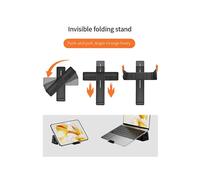 Magnetic Adjustable Travel Laptop Stand for Digital Nomads and Business Travelers. Compact, Foldabl