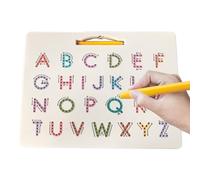 Magnetic Alphabet Letters, Letter Tracing Toy, 12.2x10.04x0.79 Inches, Writing Puzzle, Educational Sensory Letter Tool for Kids Learning, Preschool, Kindergarten, Homeschool, Classroom,