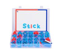 Magnetic Alphabet Set - Fridge Letter Magnets | Spelling Learning Toy | Double-sided EVA Alphabet Magnets Help Children Learn Letters, Spelling, And Word Recognition Through Interactive Play.